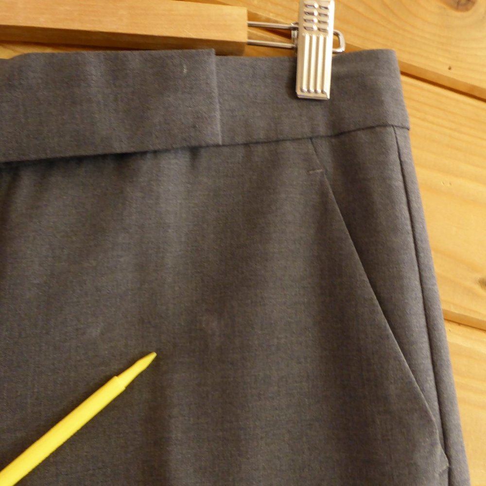 Theory Solid Gray Wool Blend Basic Suit Formal Su… - image 6